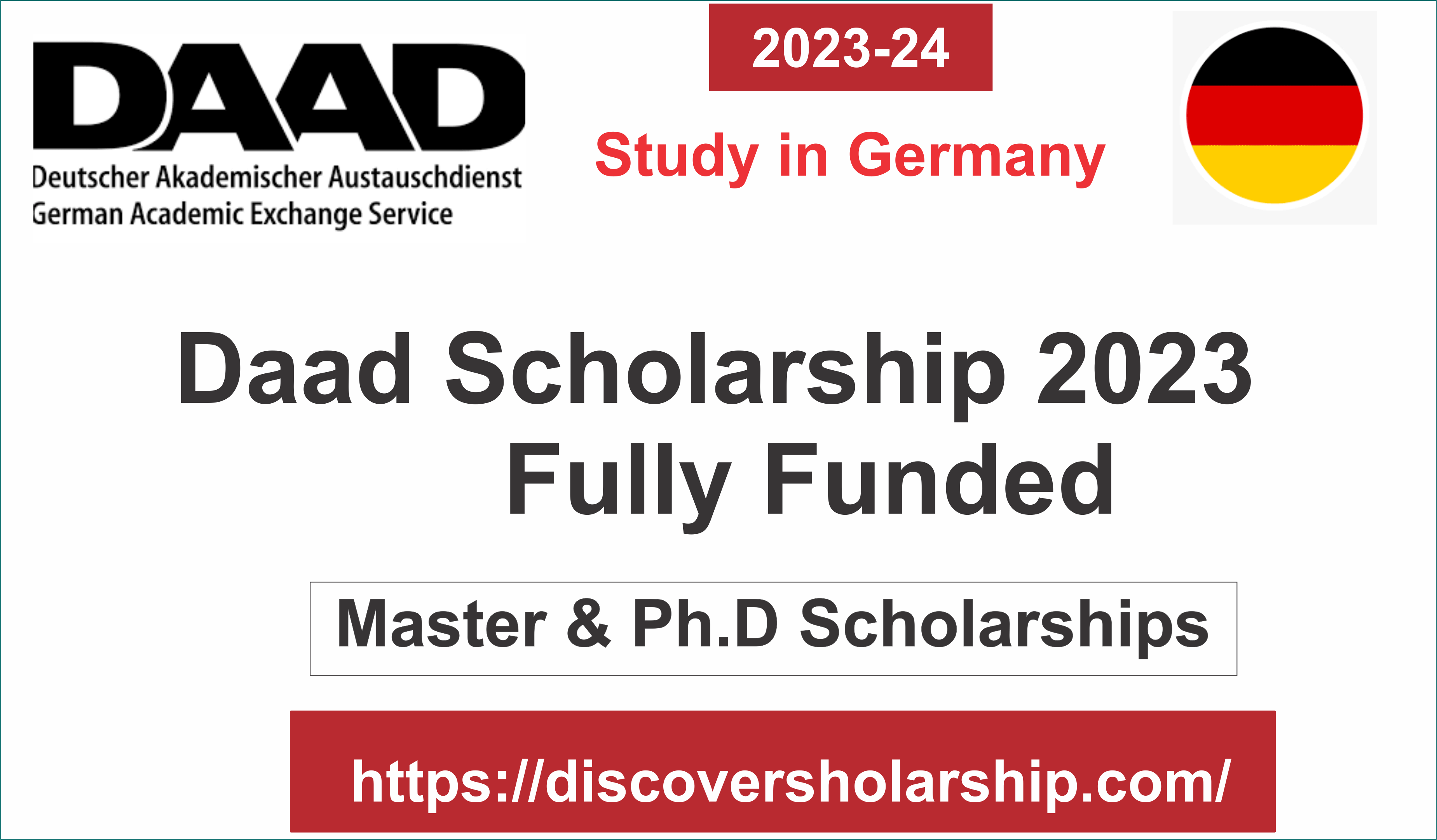 DAAD Scholarship in Germany 202324 fully funded