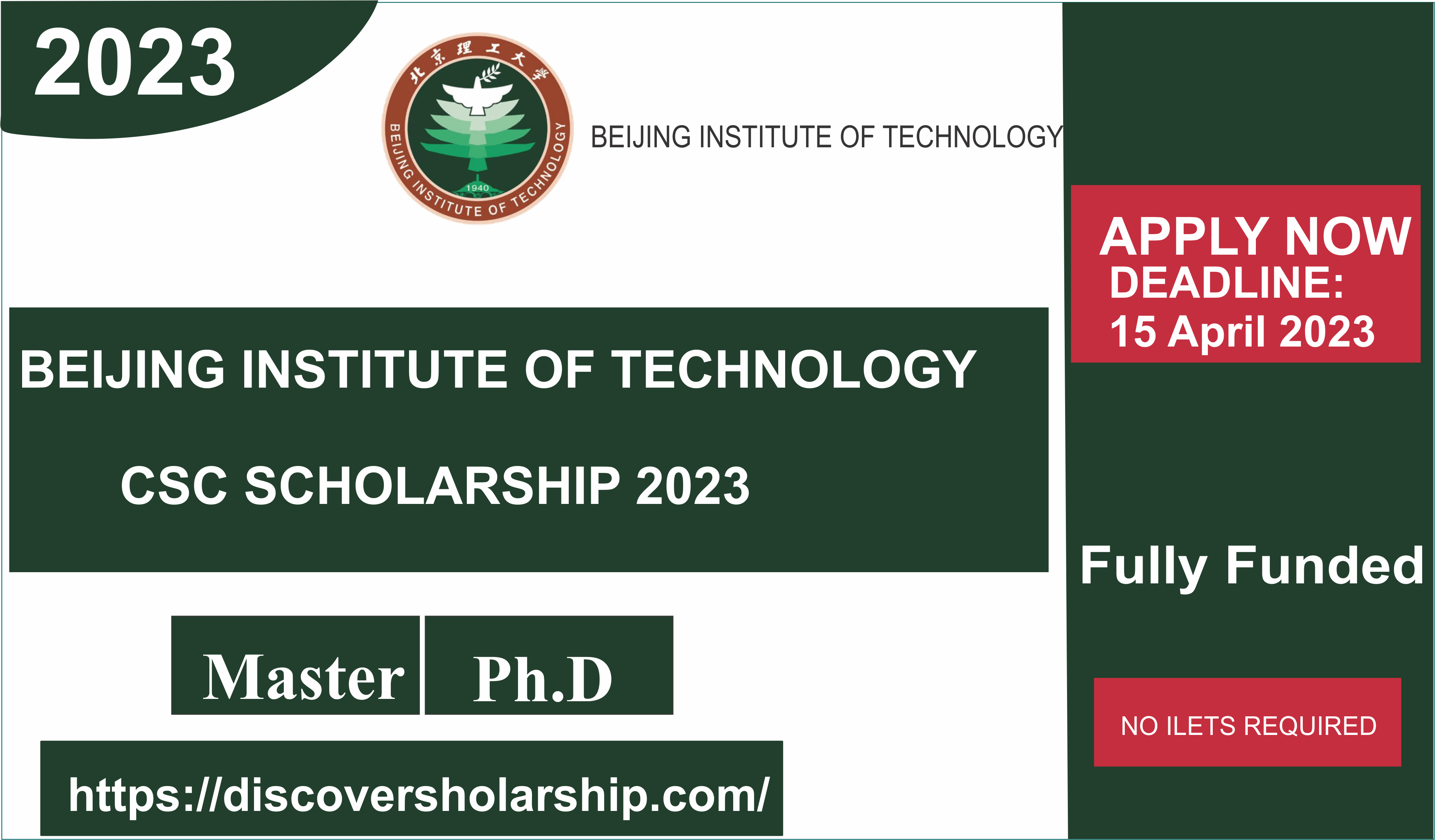 BEIJING INSTITUTE OF TECHNOLOGY CSC SCHOLARSHIP 2023 | STUDY IN CHINA