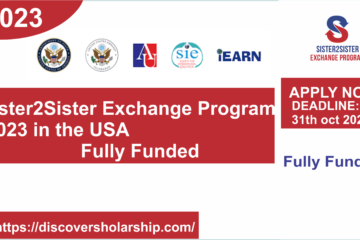 Sister2Sister Exchange Program 2023 in the USA-Fully Funded