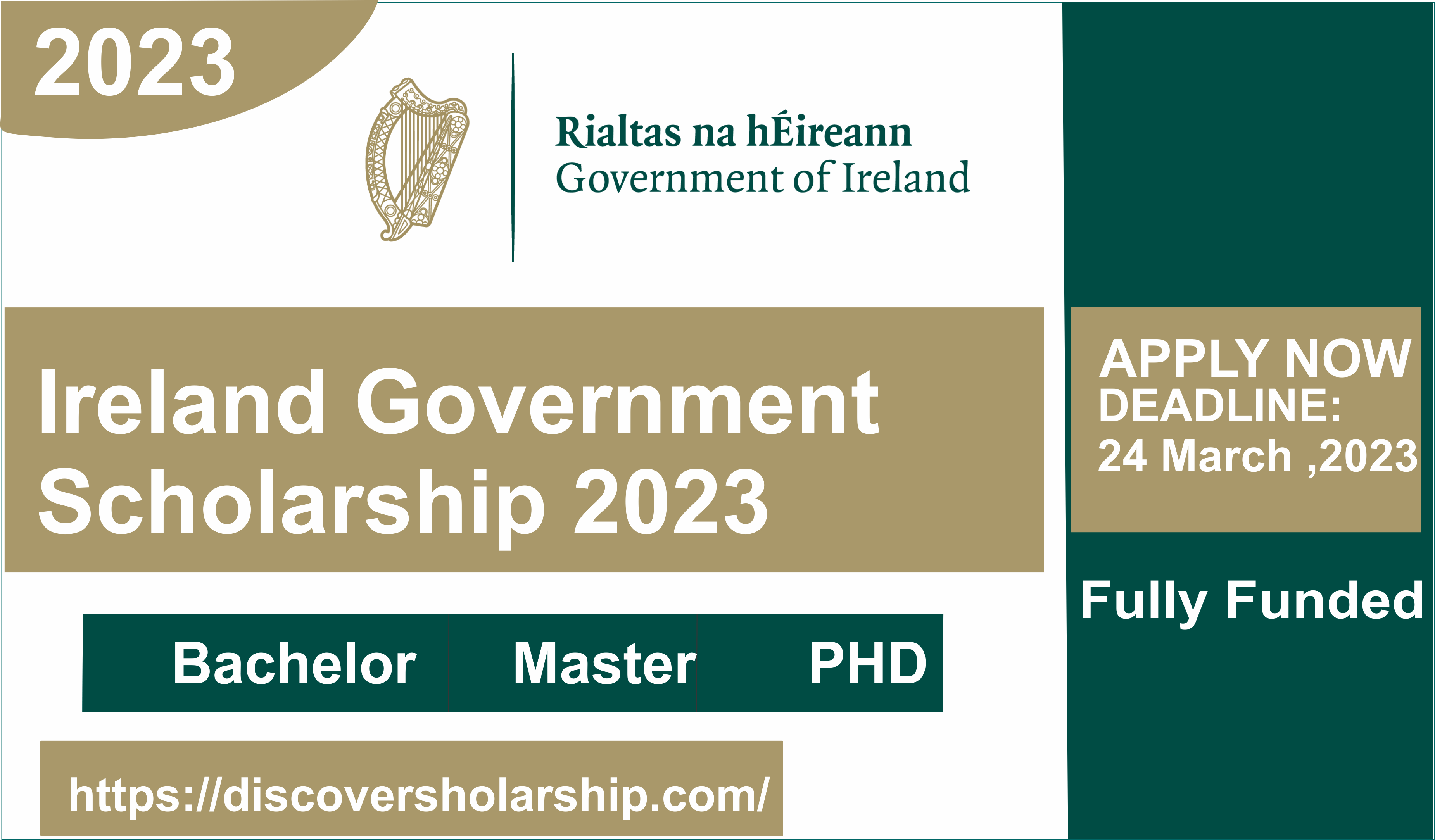 Government of Ireland International Education Scholarships 2023