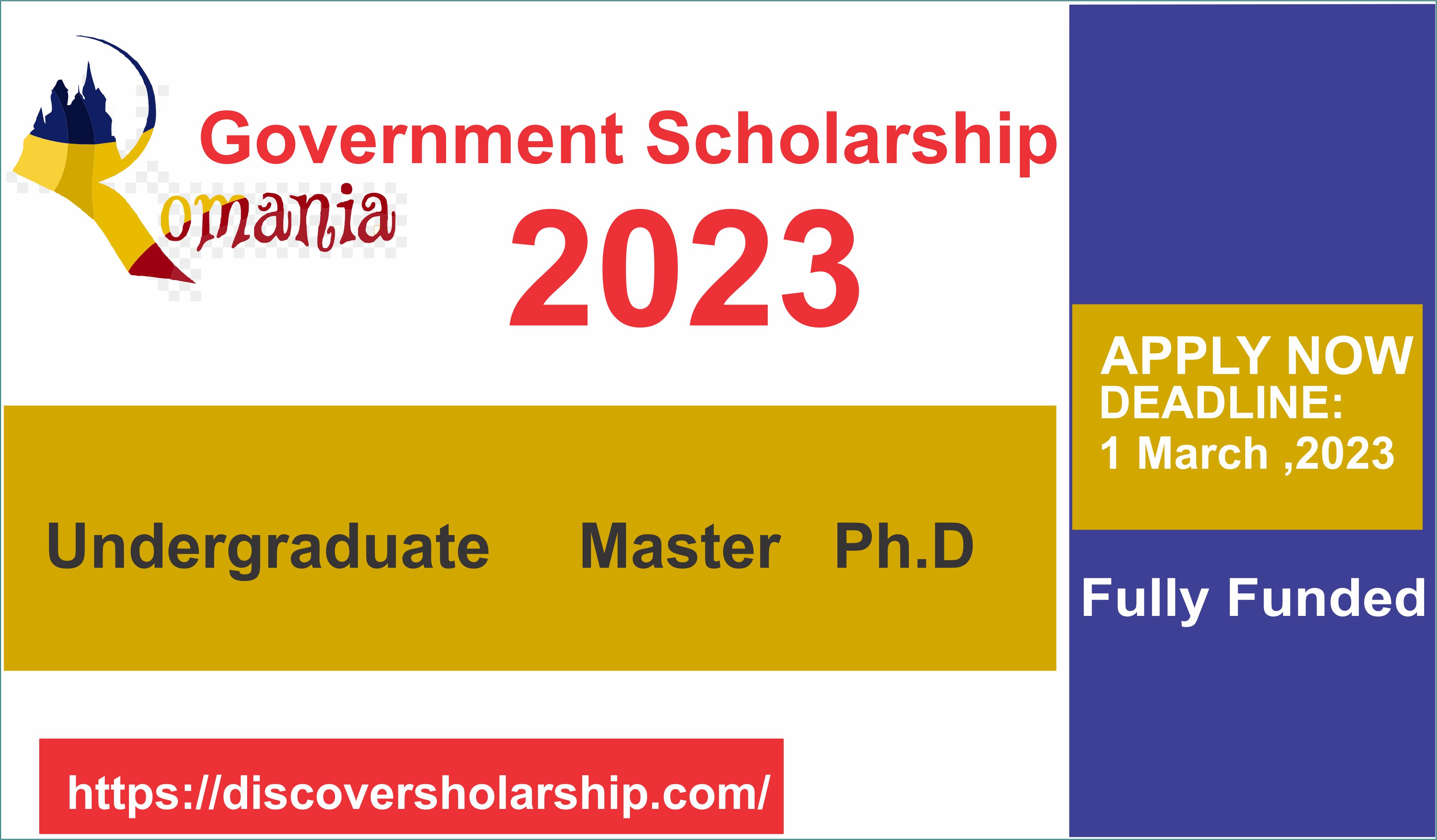 The Romanian Government Scholarship 2023 for international students