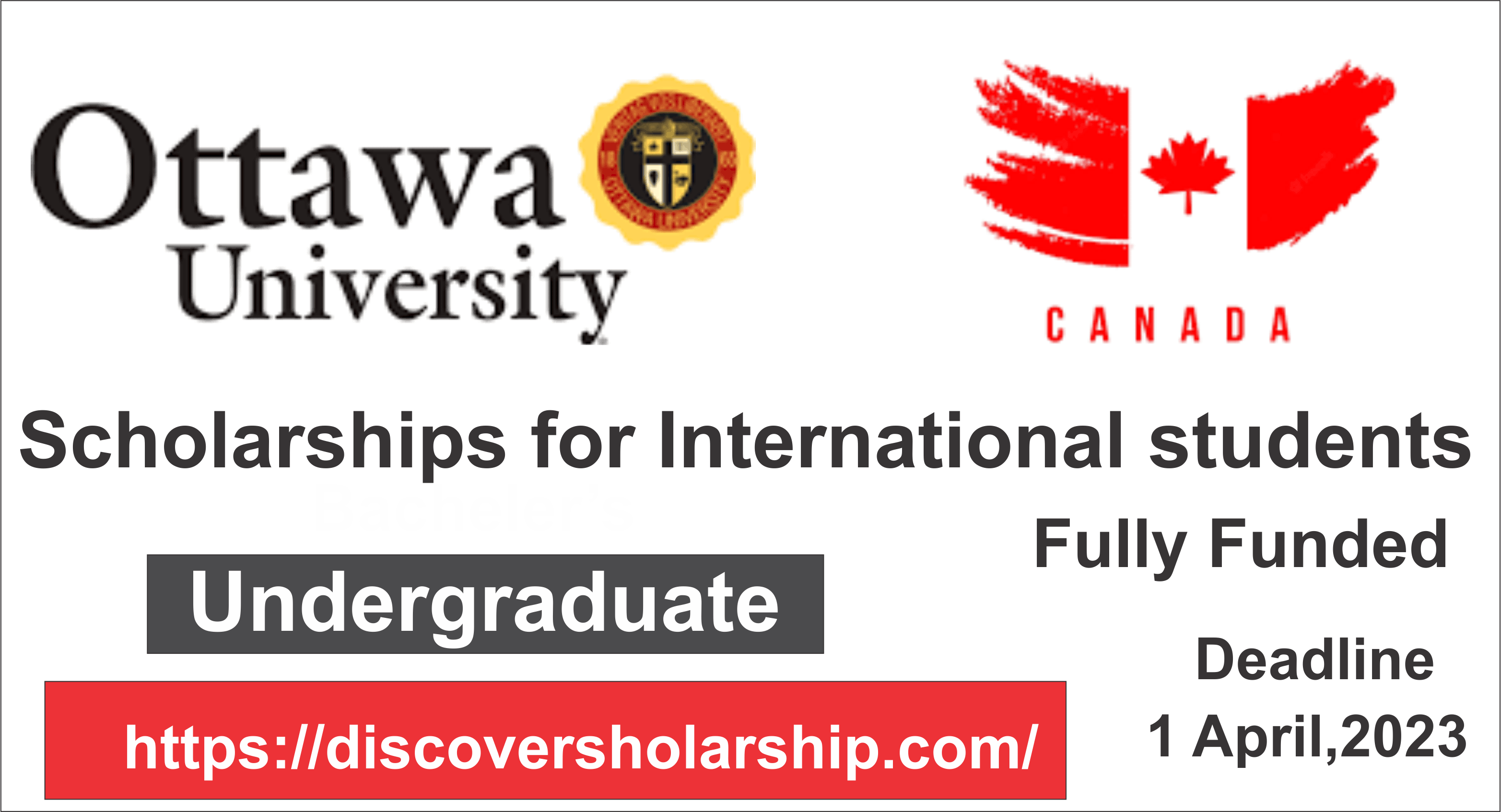 University of Ottawa Undergraduate Scholarships 2023-24