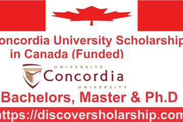 Concordia University Scholarships in Canada (Funded)