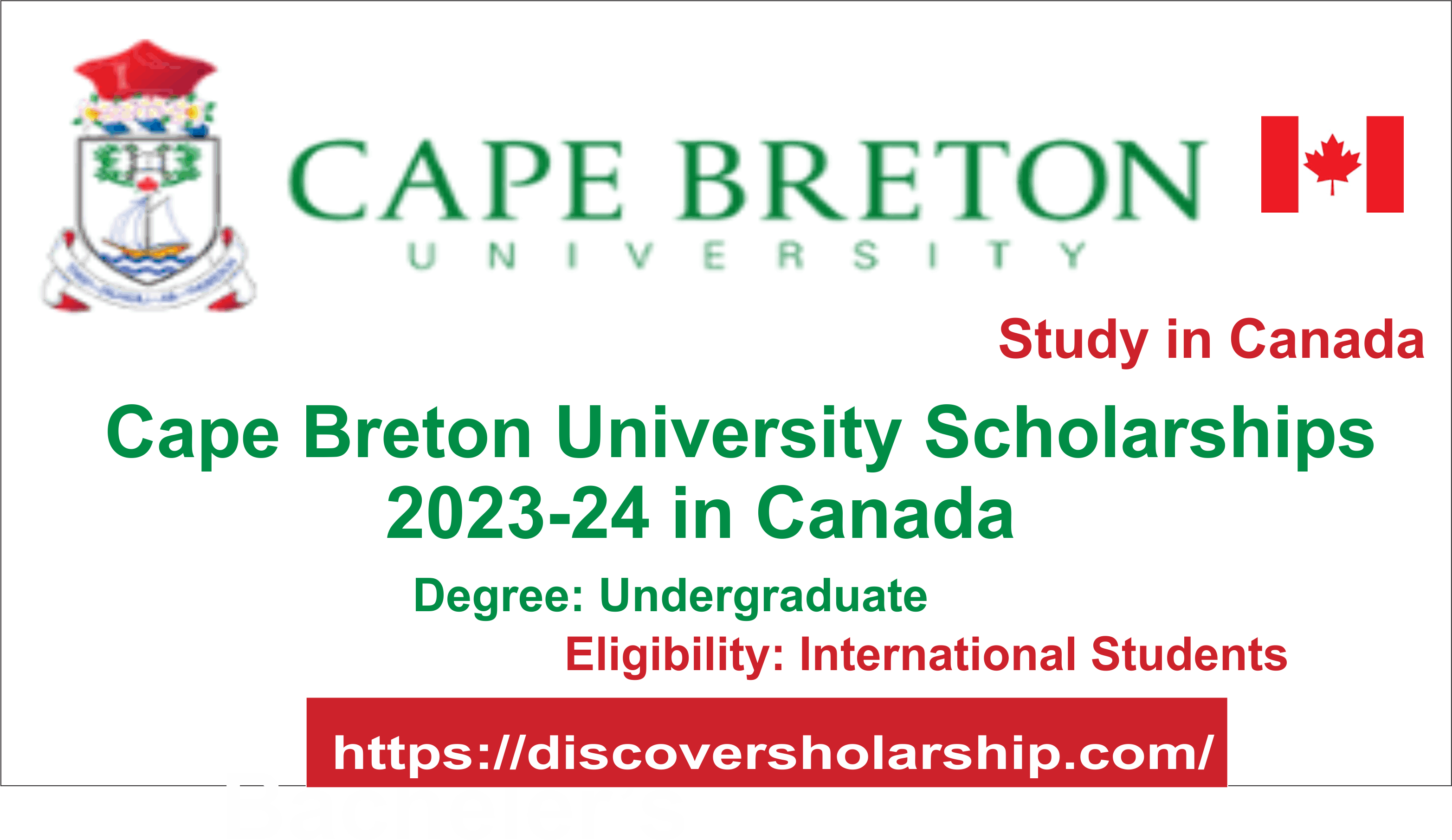 Cape Breton University Scholarships 2023-24 in Canada