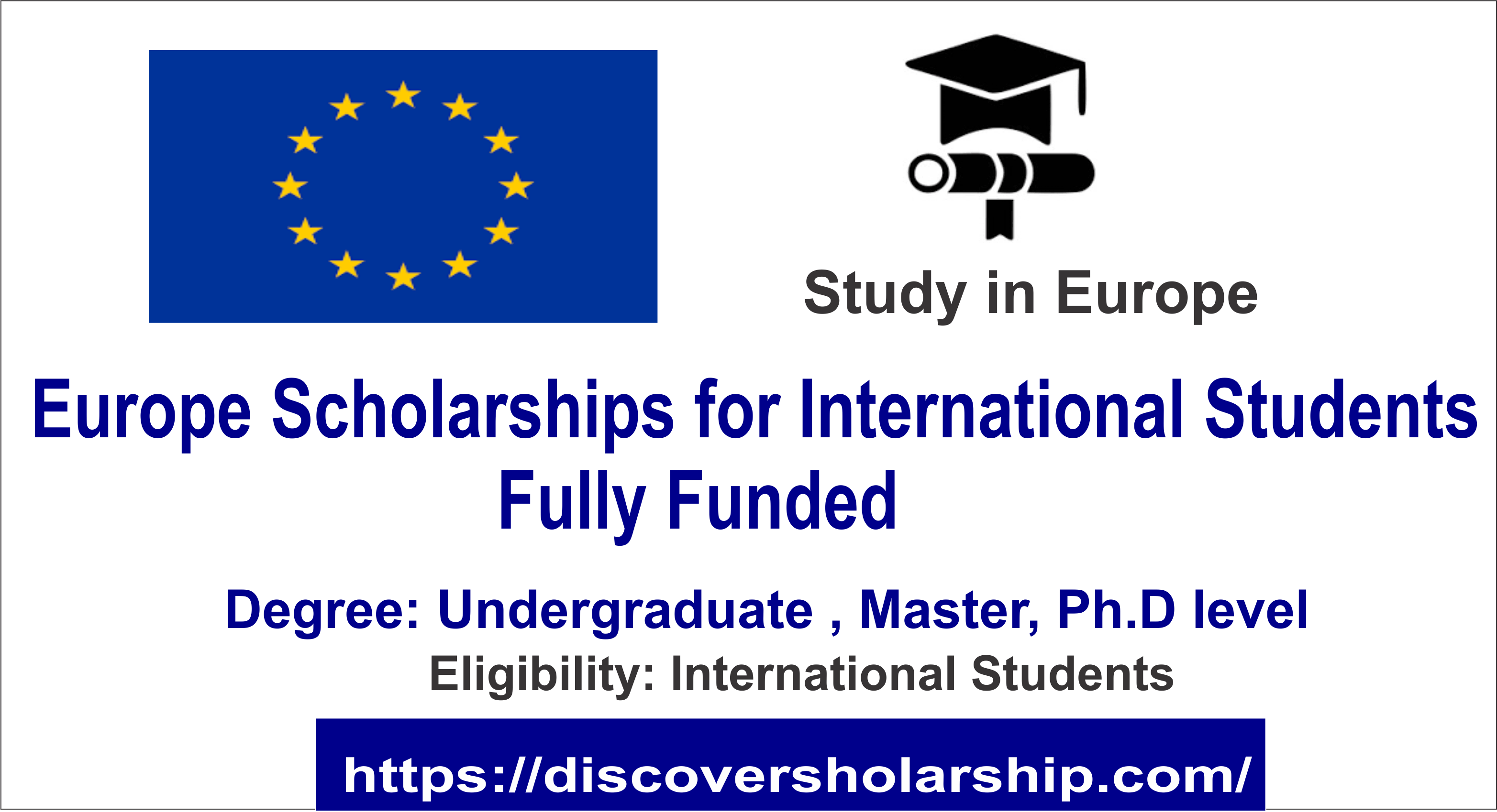 Europe Scholarships for International Students 202324