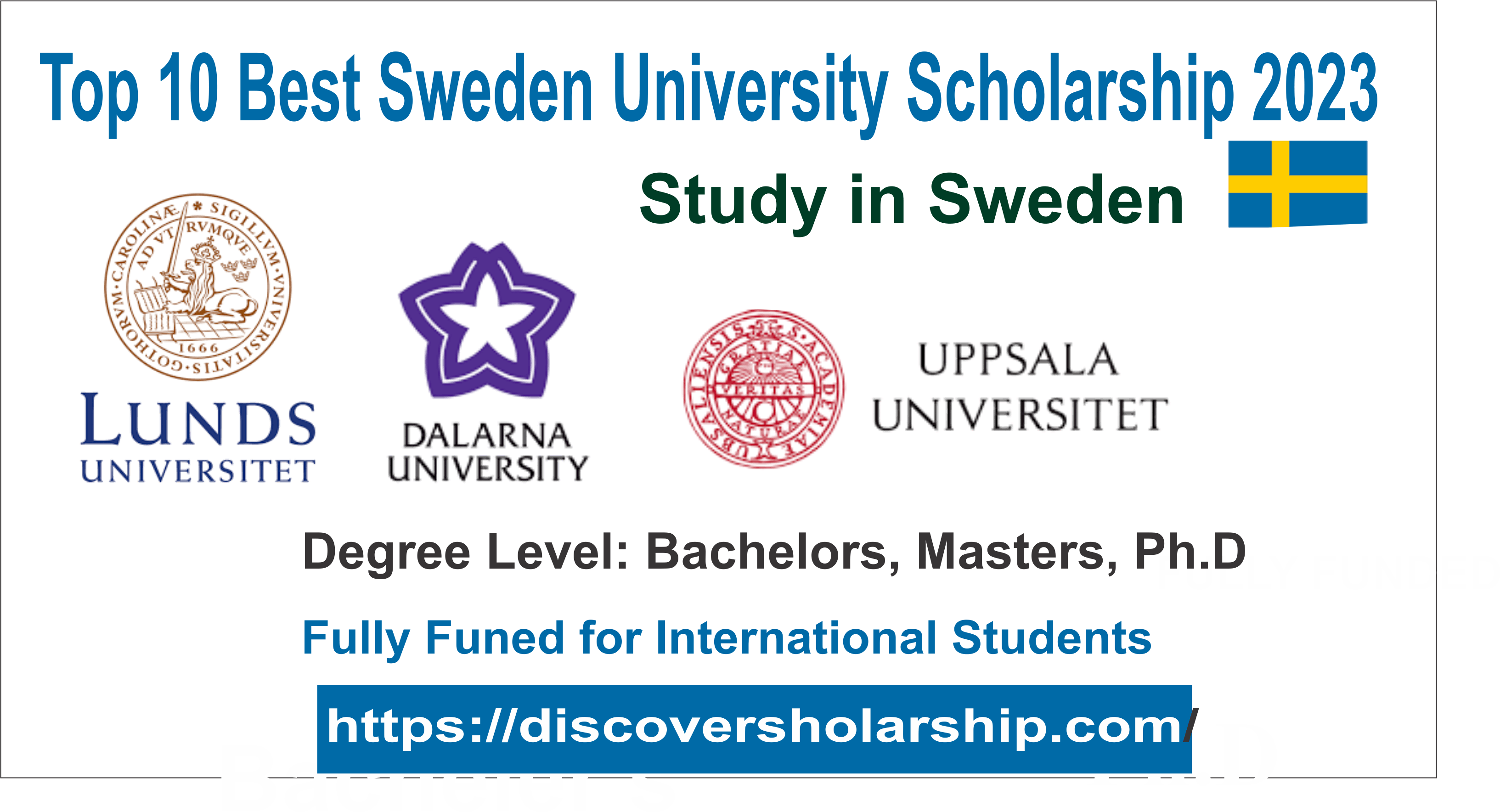 10 Best Scholarships in Sweden for International Students