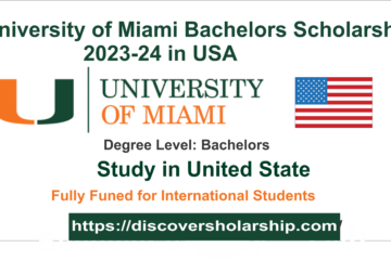 The University of Miami Bachelors Scholarship 2023-24 in USA is fully funded