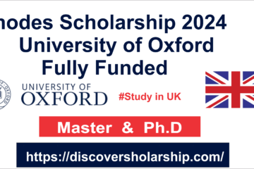 Rhodes Scholarship 2024 at the University of Oxford Fully Funded