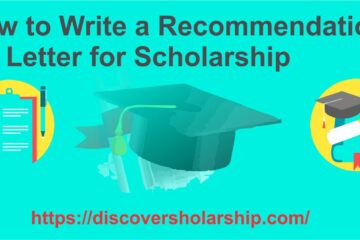 How To Write A Recommendation Letter For Scholarship