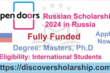 Open Door Russian Scholarship 2024 in Russia (Funded)