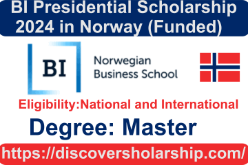 BI Presidential Scholarship 2024 in Norway (Funded)