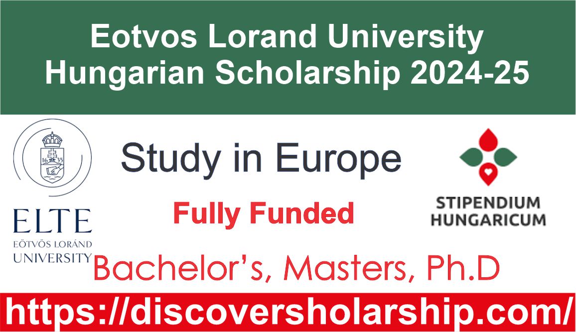 The Eotvos Lorand University Hungarian Scholarship 2024-25 Fully Funded has opened the application process for the Hungarian Scholarship 2024-25. This opportunity is available to all international students globally, who wish to pursue their Bachelors, Masters, or Doctorate Degree at Eotvos Lorand University under the Stipendium Hungaricum Scholarships program. The Hungarian government is generously providing 5,000 fully funded scholarships to students worldwide. If you're an international student looking for a fully funded educational opportunity, this could be your chance!