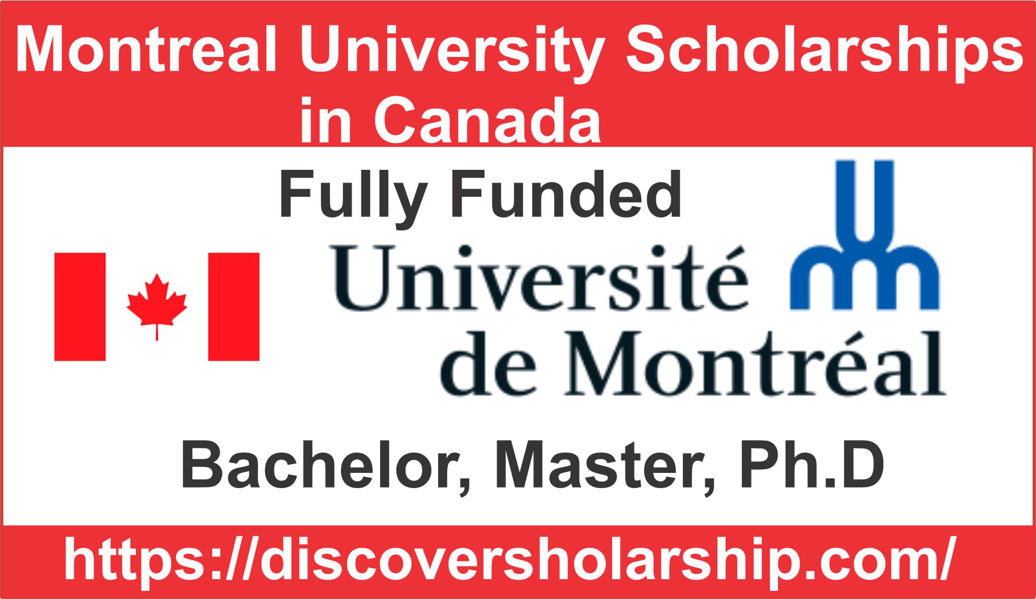 Montreal University Scholarships 2024-25 in Canada (Funded)