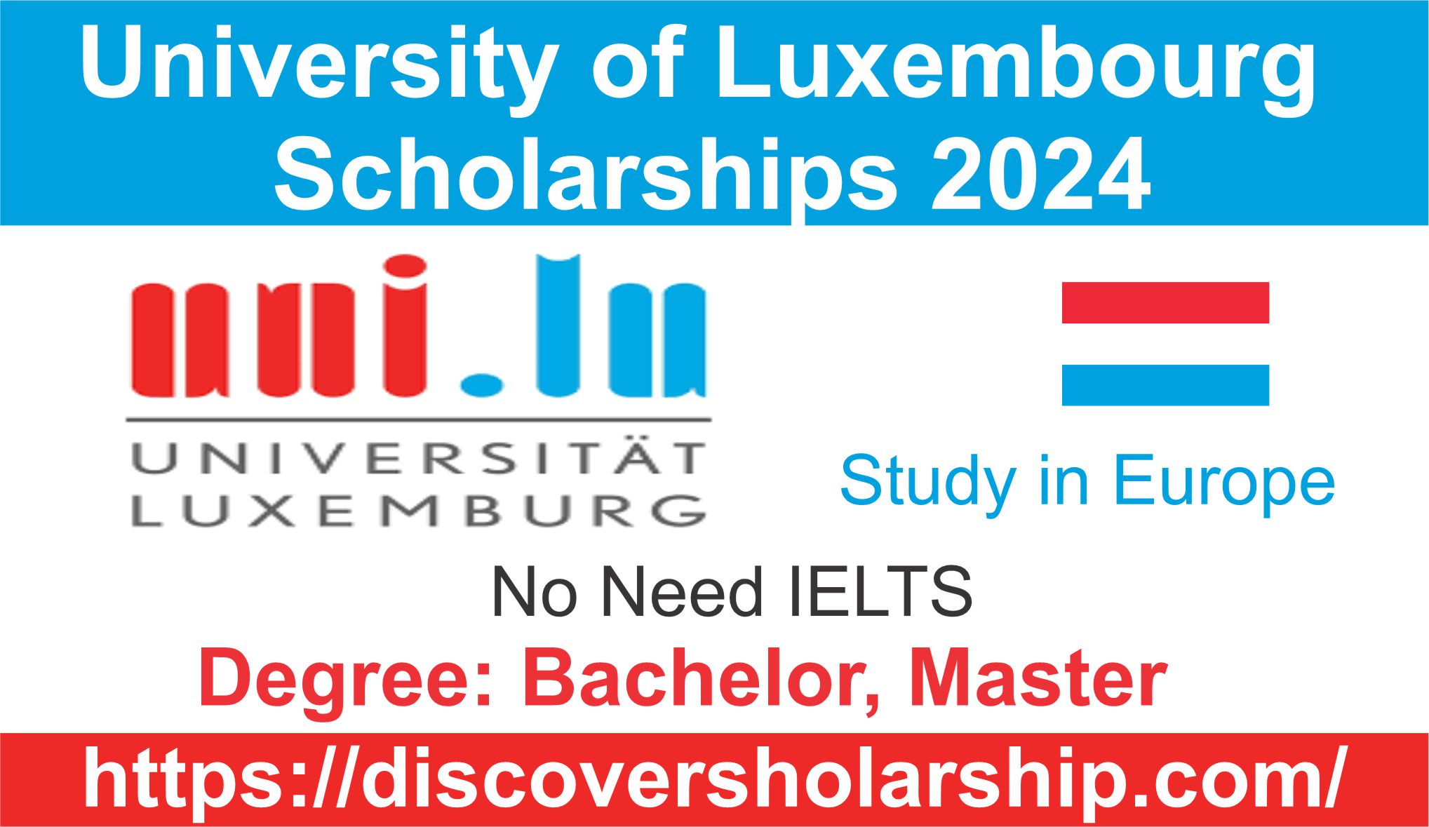 University of Luxembourg Scholarships 2024 without IELTS – Study in Europe