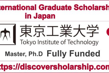 We are excited to announce the opening of applications for the International Graduate Scholarship 2024-25 at the Tokyo Institute of Technology in Japan. This scholarship is available to students from all around the globe interested in pursuing a Master's or PhD degree in Japan. The Tokyo Institute of Technology is proud to offer this fully funded opportunity to international students of any nationality for the upcoming academic year 2024-2025.