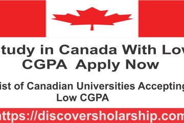 Study in Canada With Low CGPA