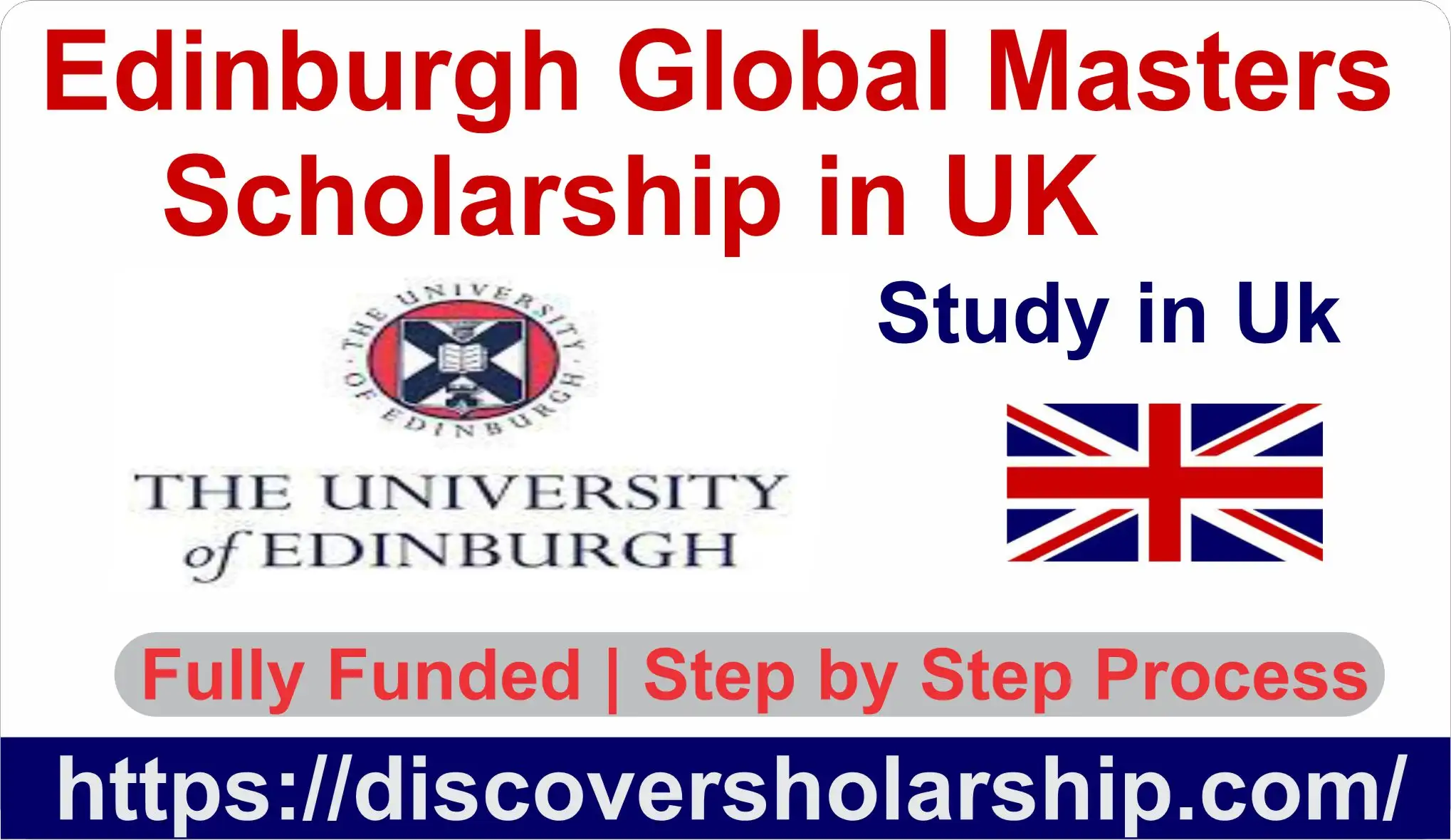 Edinburgh Global Masters Scholarship in UK (Fully Funded)
